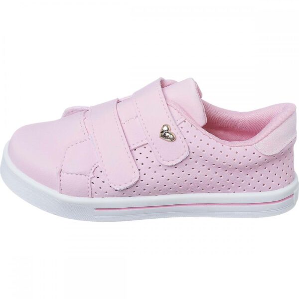 Tênis Infantil Feminino Casual Rosa Kidstep - Image 2