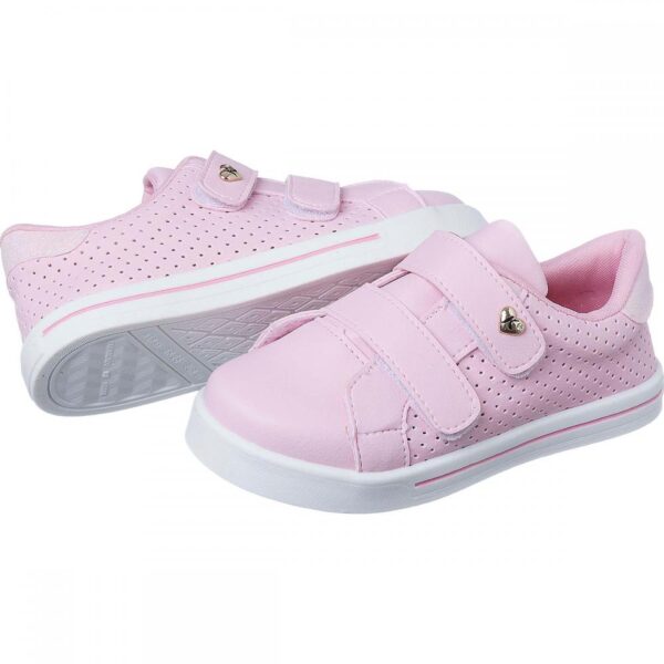 Tênis Infantil Feminino Casual Rosa Kidstep - Image 3