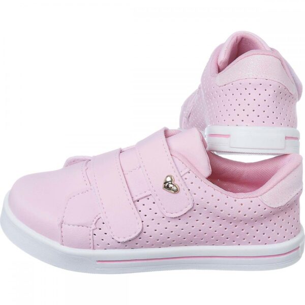 Tênis Infantil Feminino Casual Rosa Kidstep - Image 4