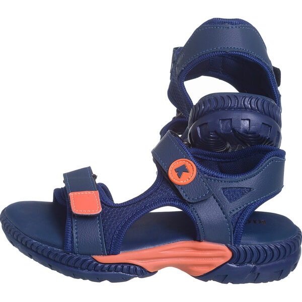 Sandália Papete Infantil Masculina Marinho/Laranja Kidstep - Image 5