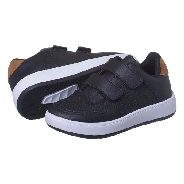 Tênis Infantil Unissex Casual Preto Kidstep - Image 3