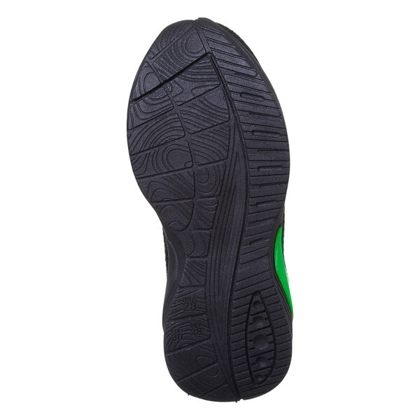 Tênis Infantil Masculino Calce Fácil Preto com Verde K Kidstep - Image 5