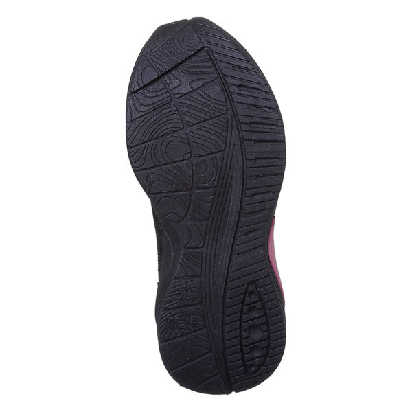 Tênis Infantil Feminino Calce Fácil K Preto/Pink Telinha Kidstep - Image 11
