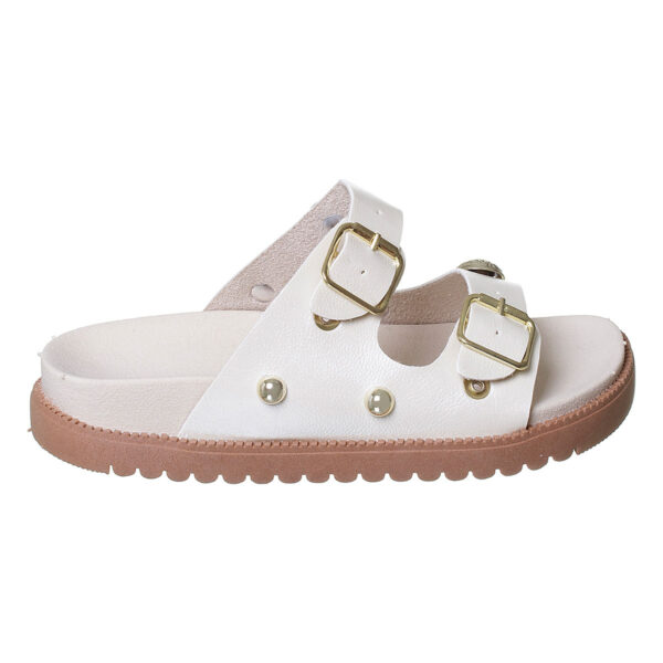 Chinelo Birken Feminino Off White com Fivela Kidstep - Mãe e Filha - Image 2