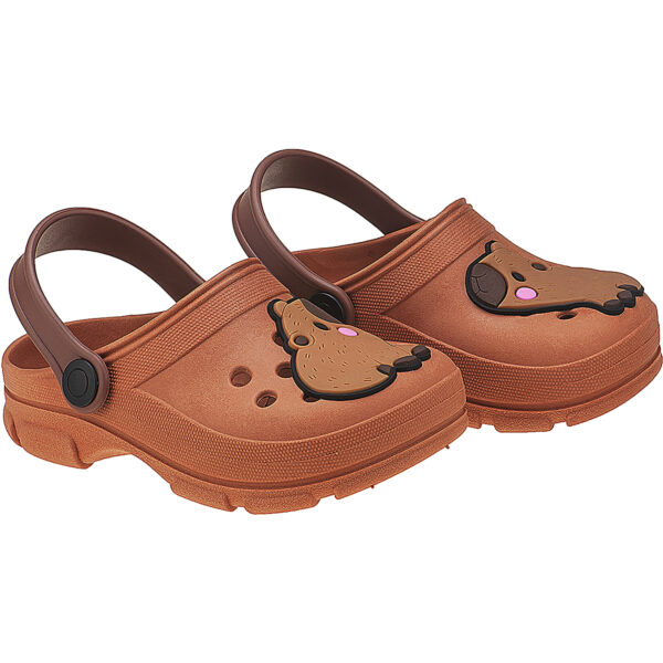 Babuche Infantil Menina Capivara Fofa Kidstep - Image 4