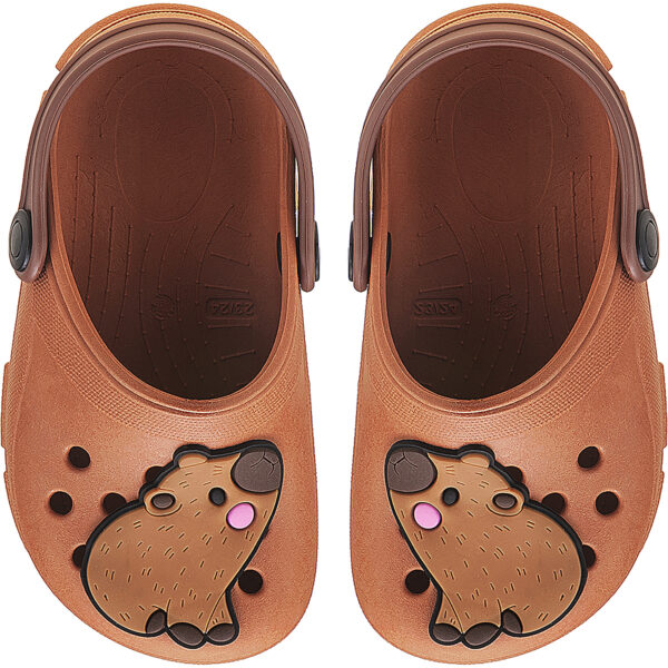 Babuche Infantil Menina Capivara Fofa Kidstep - Image 2