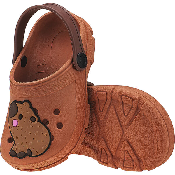 Babuche Infantil Menina Capivara Fofa Kidstep - Image 3