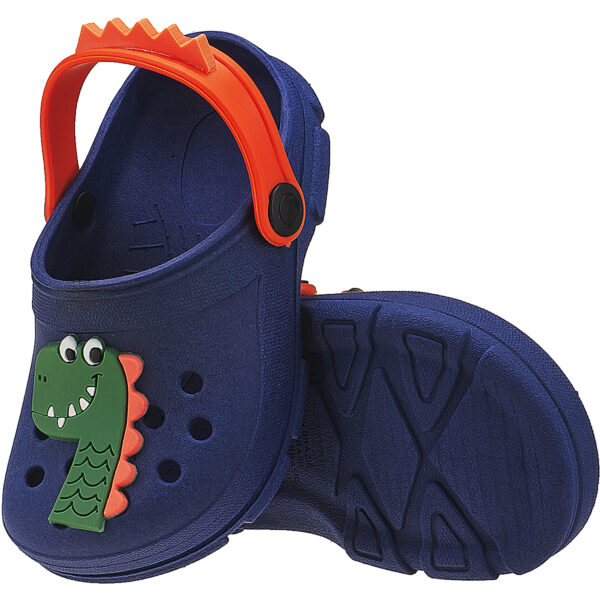 Babuche Infantil Menino Dinossauro com Crista Kidstep - Image 6