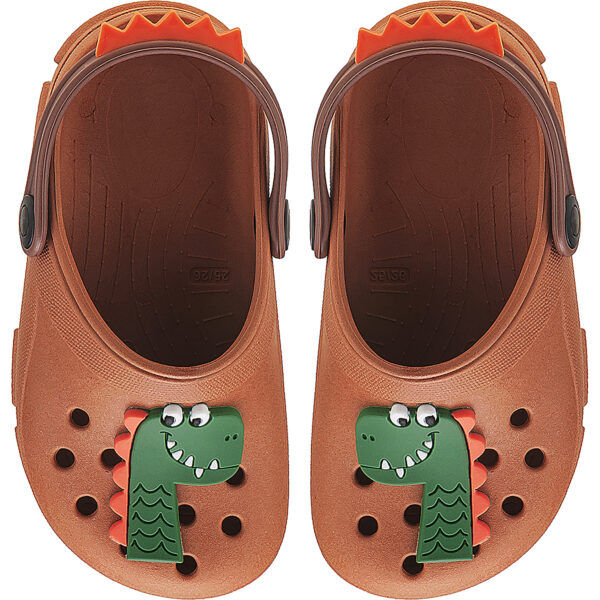 Babuche Infantil Menino Dinossauro com Crista Kidstep - Image 8