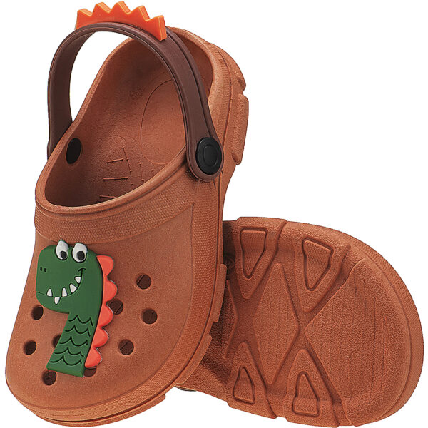 Babuche Infantil Menino Dinossauro com Crista Kidstep - Image 9