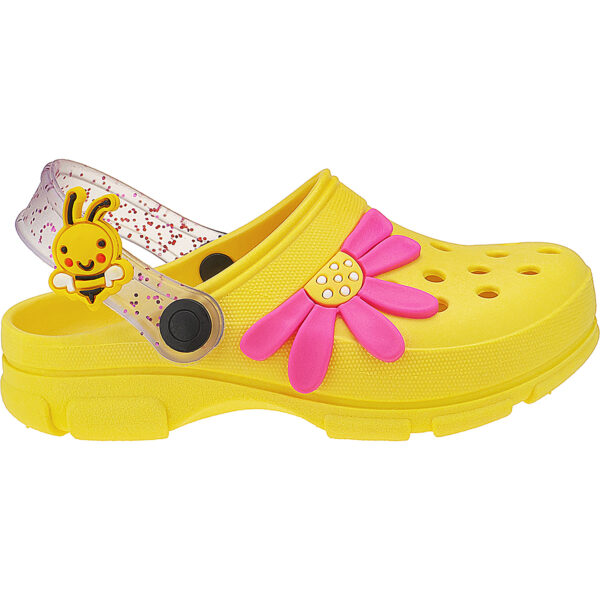 Babuche Infantil Menina Abelha Flor Glitter Kidstep - Image 7