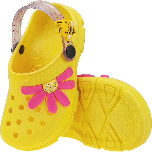 Babuche Infantil Menina Abelha Flor Glitter Kidstep - Image 9