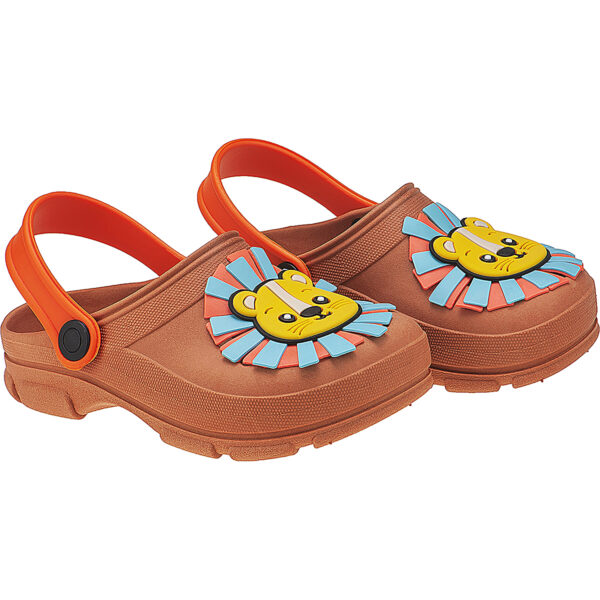 Babuche Infantil Menino Leão com Juba Colorida Kidstep - Image 3