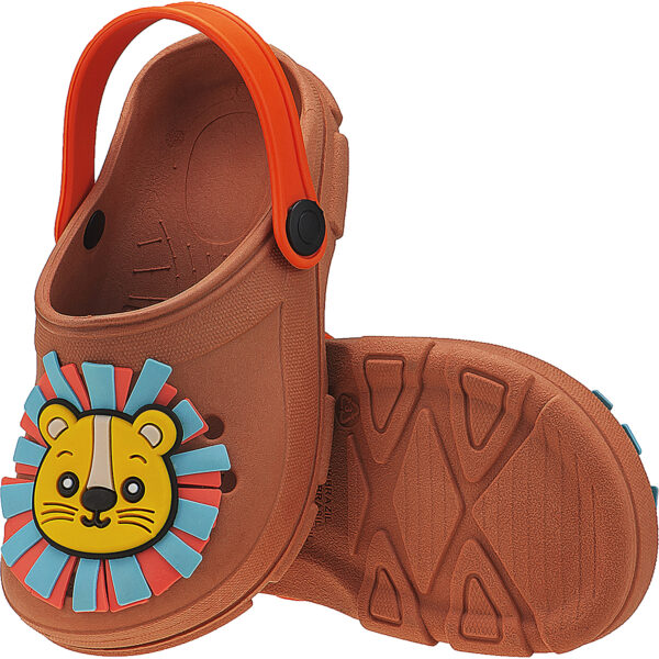 Babuche Infantil Menino Leão com Juba Colorida Kidstep - Image 9