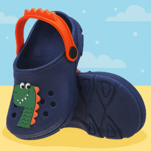 Babuche Infantil Menino Dinossauro com Crista Kidstep