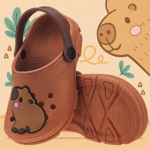 Babuche Infantil Menina Capivara Fofa Kidstep