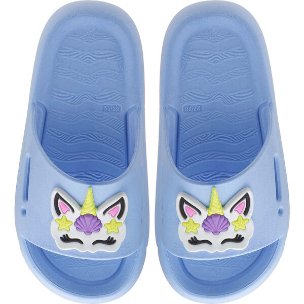 Chinelo Nuvem Slide Menina Unicórnio Kidstep - Image 4