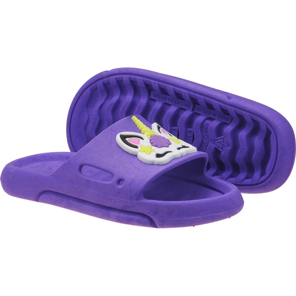 Chinelo Nuvem Slide Menina Unicórnio Kidstep - Image 5