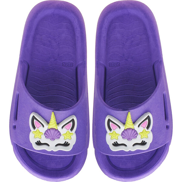 Chinelo Nuvem Slide Menina Unicórnio Kidstep - Image 7