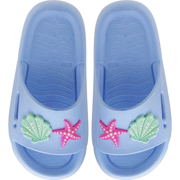 Chinelo Nuvem Slide Menina Fundo do Mar Kidstep - Image 4