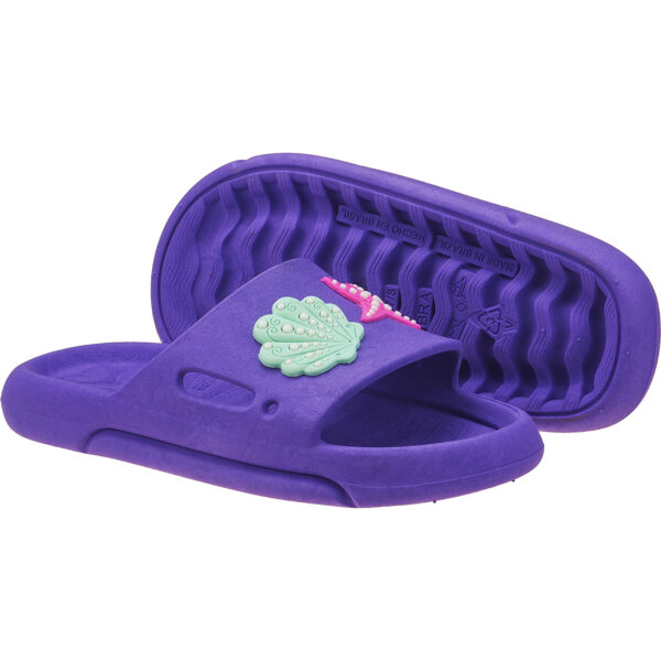 Chinelo Nuvem Slide Menina Fundo do Mar Kidstep - Image 5