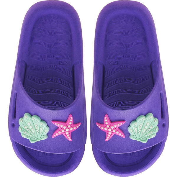 Chinelo Nuvem Slide Menina Fundo do Mar Kidstep - Image 7