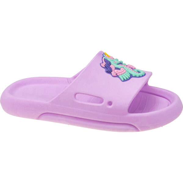 Chinelo Nuvem Slide Menina Unicórnio Marinho Kidstep - Image 3