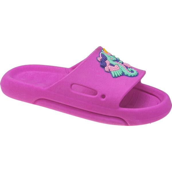 Chinelo Nuvem Slide Menina Unicórnio Marinho Kidstep - Image 6