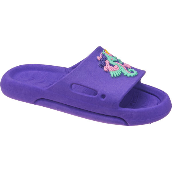Chinelo Nuvem Slide Menina Unicórnio Marinho Kidstep - Image 9