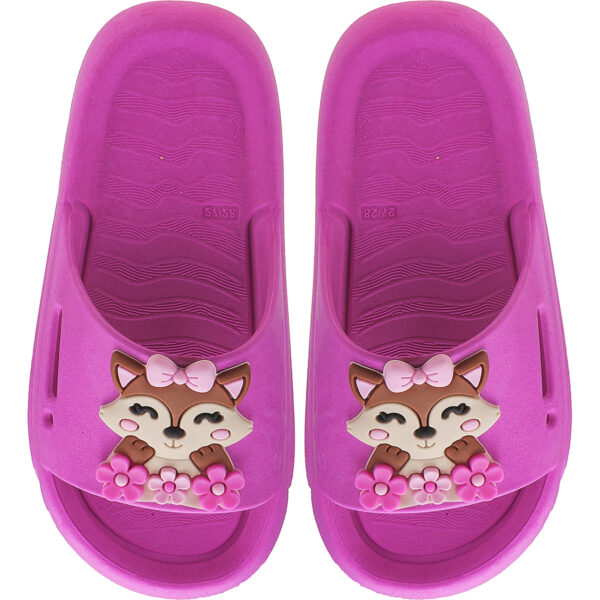 Chinelo Nuvem Slide Menina Raposa Kidstep - Image 10