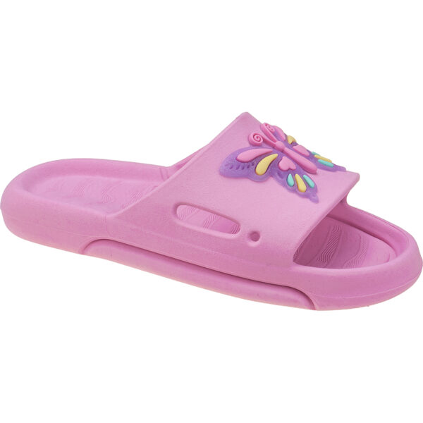 Chinelo Nuvem Slide Menina Borboleta Colorida Kidstep - Image 6