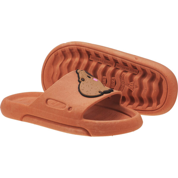Chinelo Nuvem Slide Menina Capivara Kidstep - Image 5
