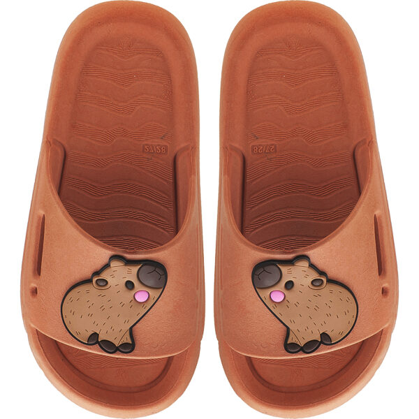 Chinelo Nuvem Slide Menina Capivara Kidstep - Image 7