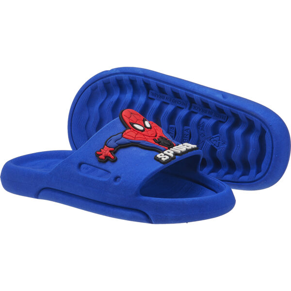 Chinelo Nuvem Slide Menino Homem Aranha Kidstep - Image 2