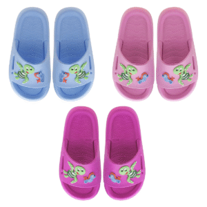 Chinelo Nuvem Slide Menina Tartaruga Kidstep
