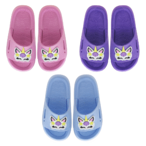 Chinelo Nuvem Slide Menina Unicórnio Kidstep