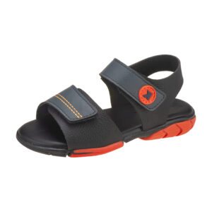 Sandália Papete Infantil Masculina Básica Preto Kidstep