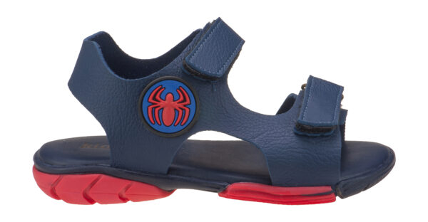Sandália Papete Infantil Masculina Aranha Marinho Kidstep - Image 2